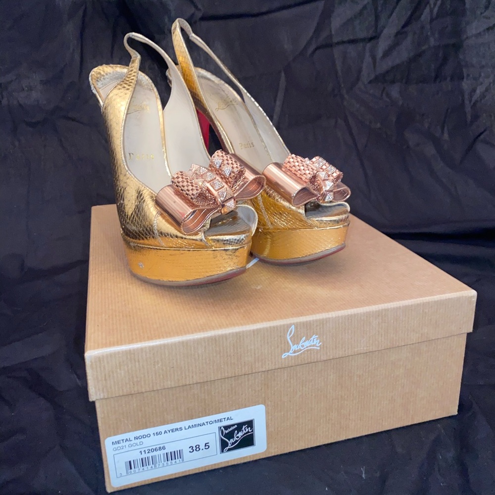 Gold Christian Louboutin